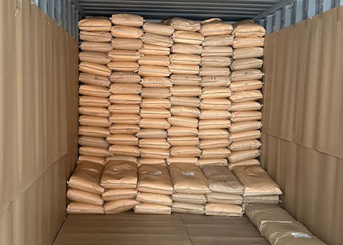 Stuffing of Paper Bag  on Floor